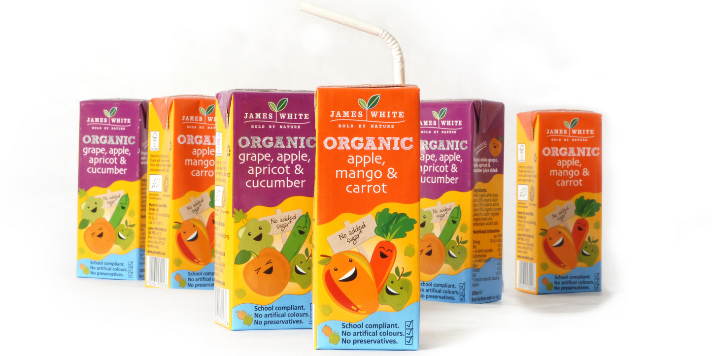 Organic Kids juice cartons