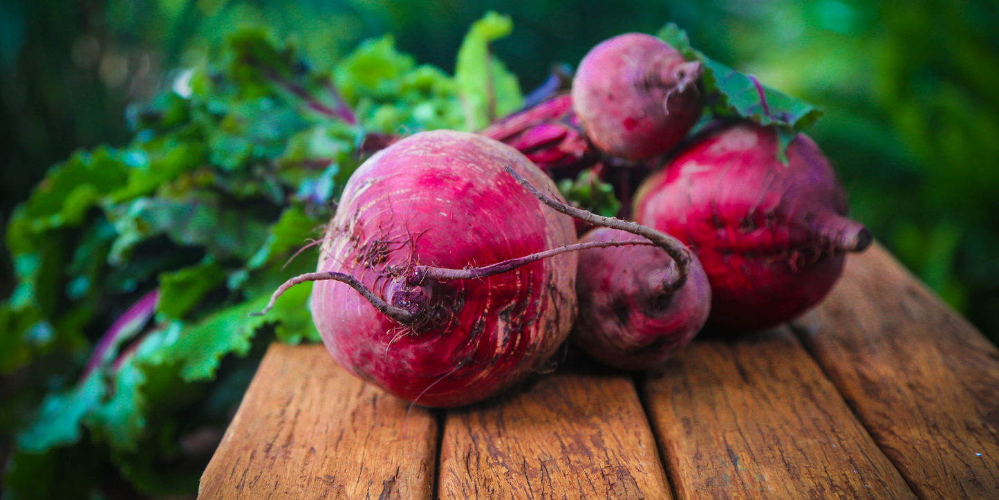Fresh beetroots