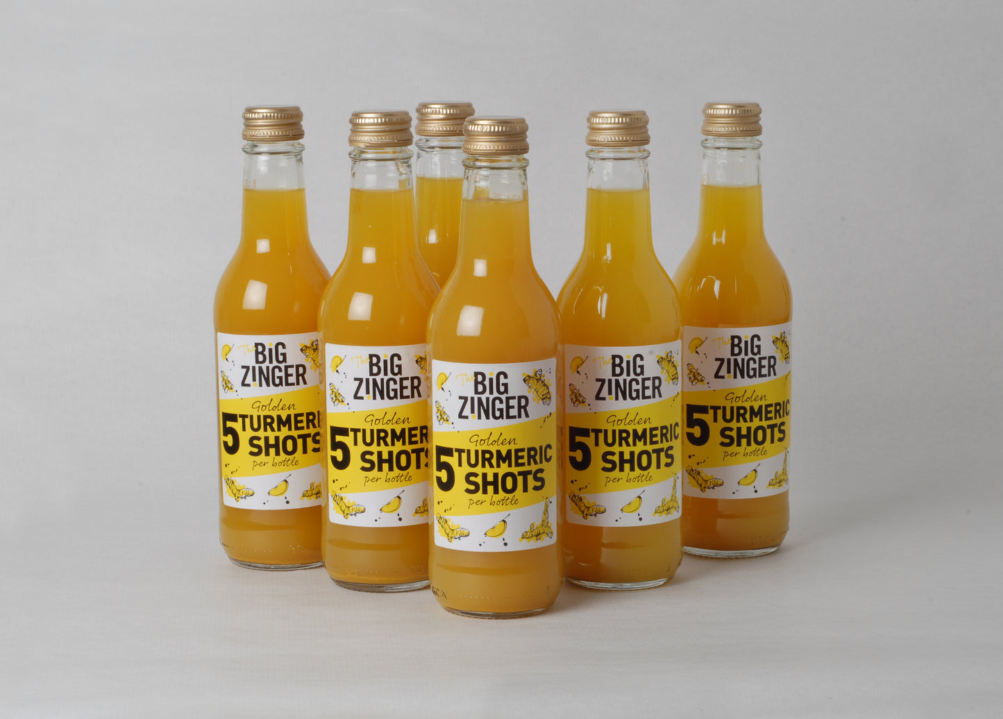 Case of Organic Turmeric Zinger dosing bottle