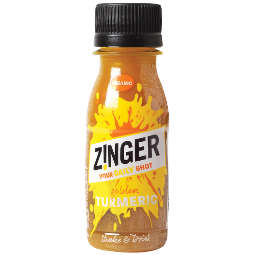 Organic Turmeric Zinger Shot front of pack