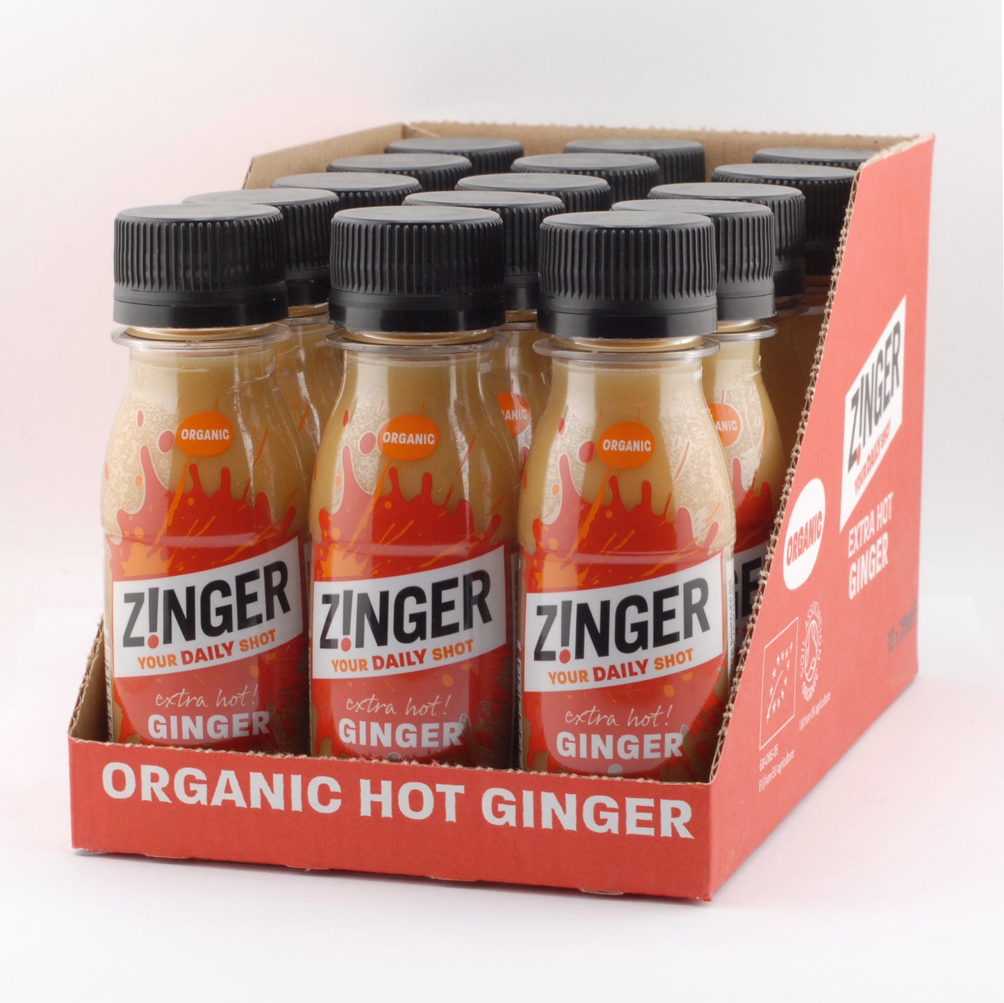 Case of Organic Extra Hot Ginger Zinger Shots