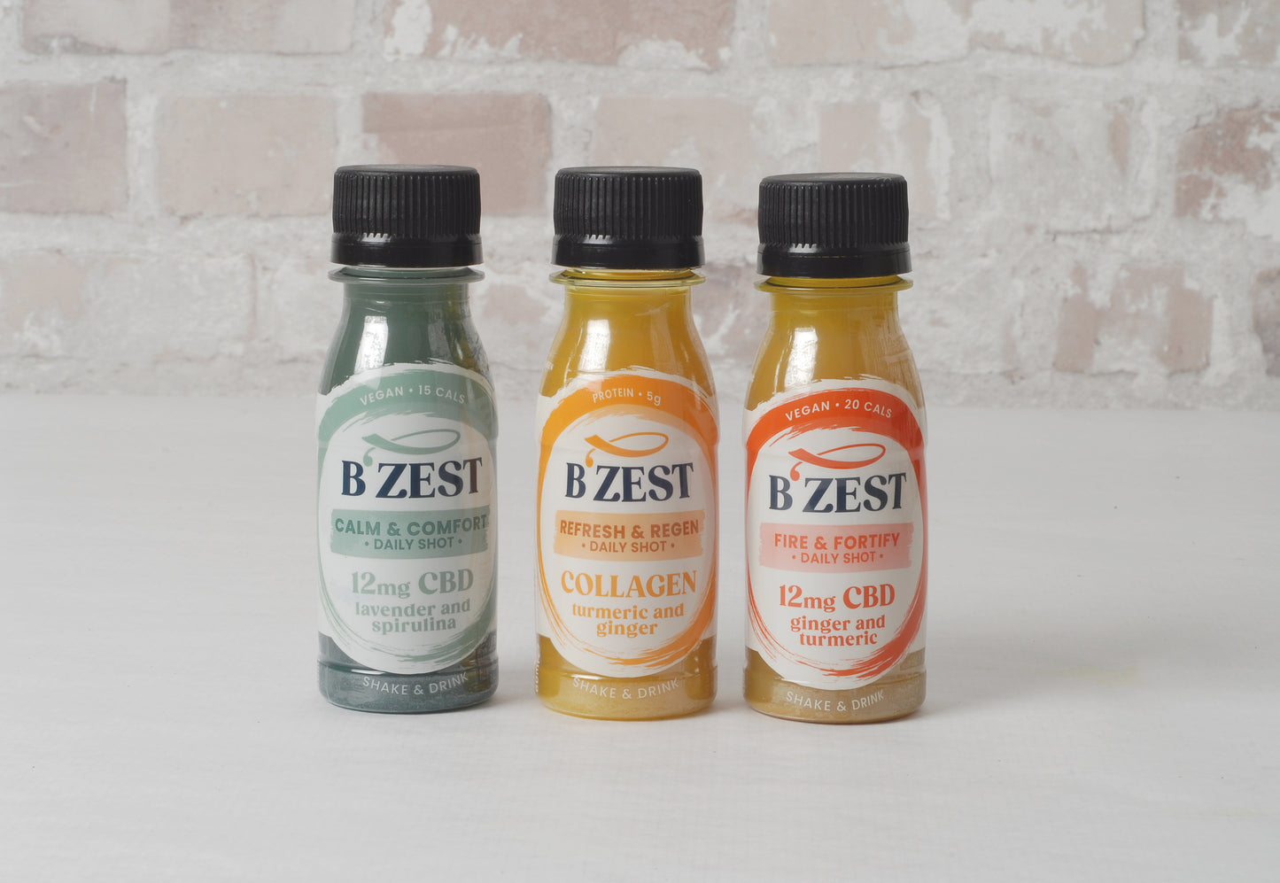 B'Zest range of three shots