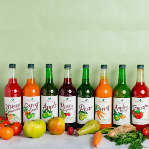 Full Organic Range of juices