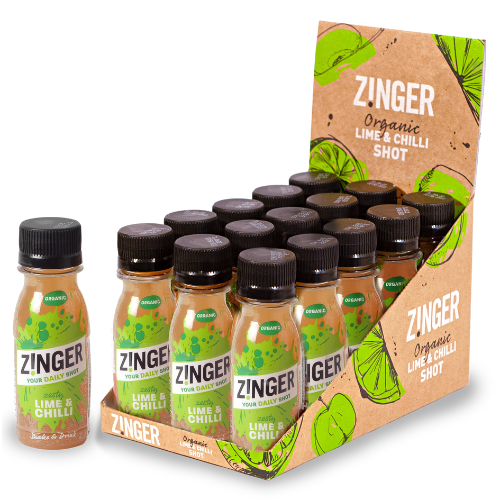 
                  
                    Case of Organic Lime & Chilli Zinger Shots
                  
                